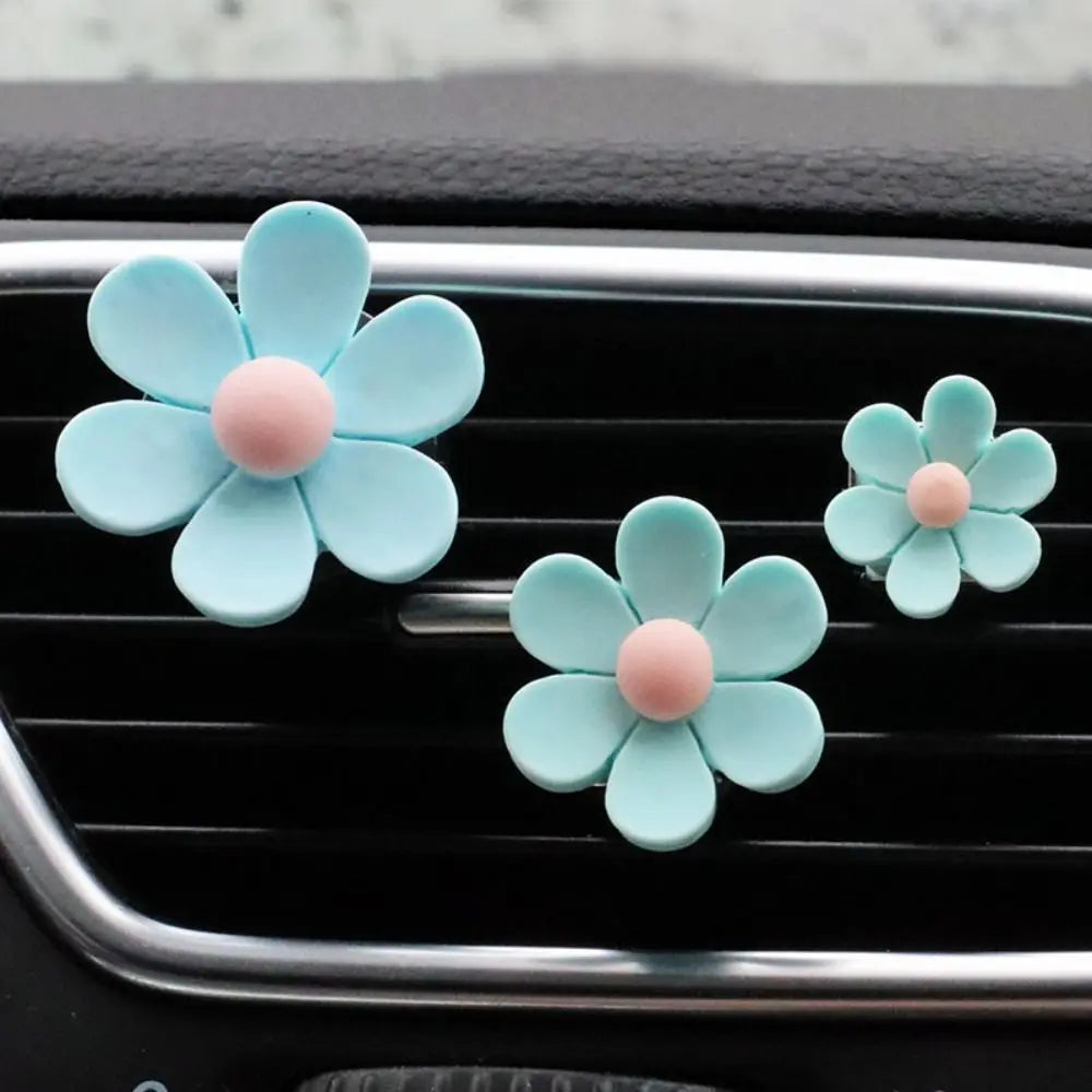 3Pcs/Set Alloy Car Perfume Decorative Clip Car Interior Decoration Auto Accessories Car Air Conditioning Outlet Clip