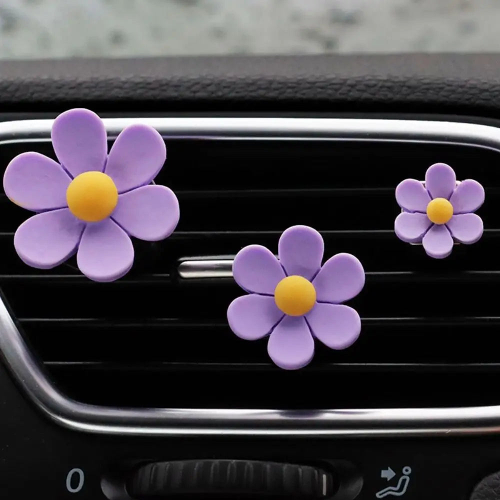 3Pcs/Set Alloy Car Perfume Decorative Clip Car Interior Decoration Auto Accessories Car Air Conditioning Outlet Clip