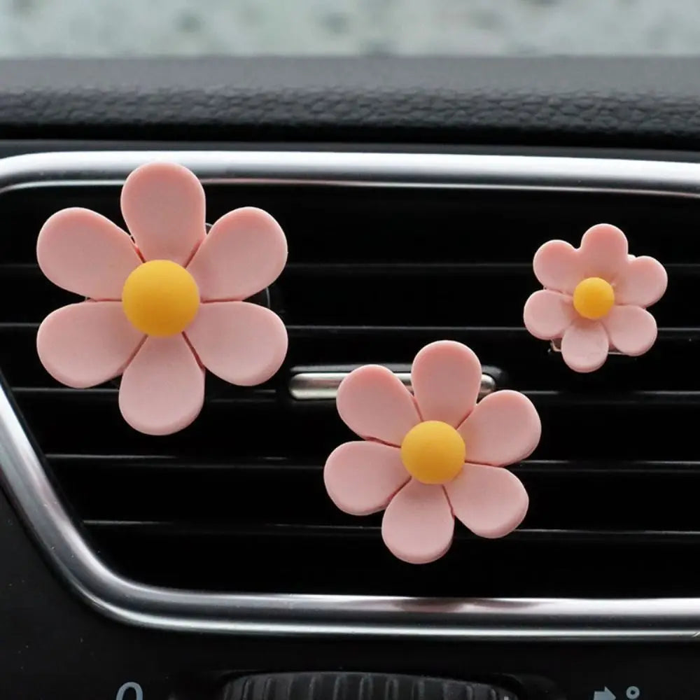 3Pcs/Set Alloy Car Perfume Decorative Clip Car Interior Decoration Auto Accessories Car Air Conditioning Outlet Clip