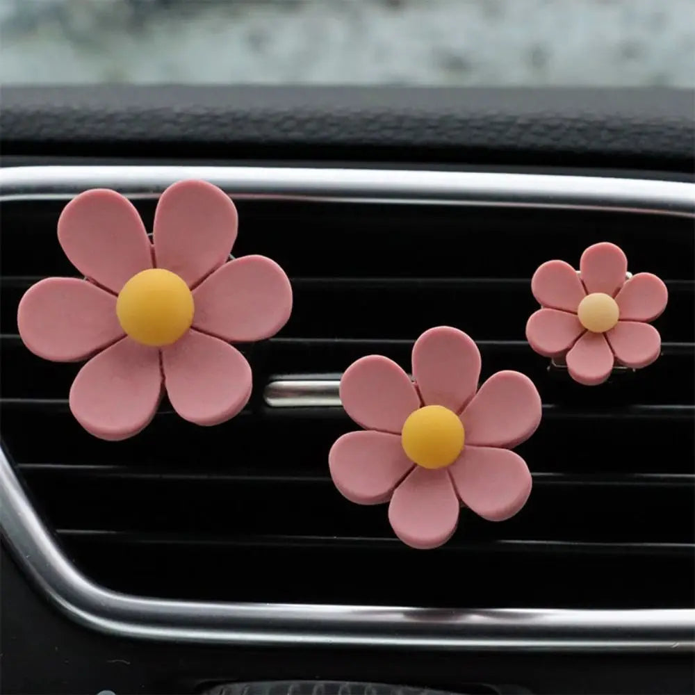 3Pcs/Set Alloy Car Perfume Decorative Clip Car Interior Decoration Auto Accessories Car Air Conditioning Outlet Clip