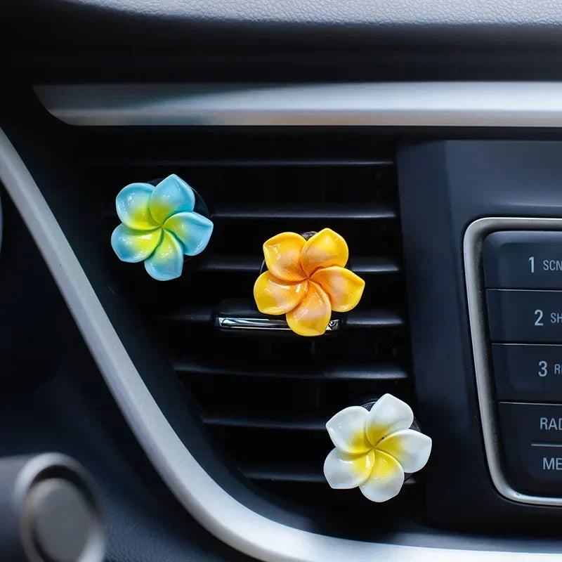Car Air Conditioning Outlet Perfume Decoration Clip Flower Shape Ornament Car Decoration Accessories   accesorios para auto