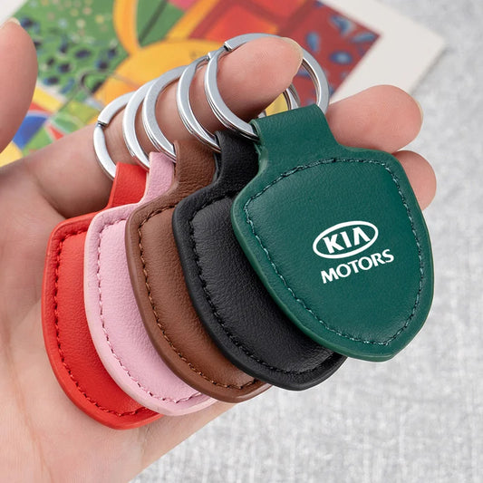 1Piece Car Keychain Emblem Key Decoration Colorful For Kia Ceed Sportage Cerato Soul Sorento Picanto Optima Seltos Accessories