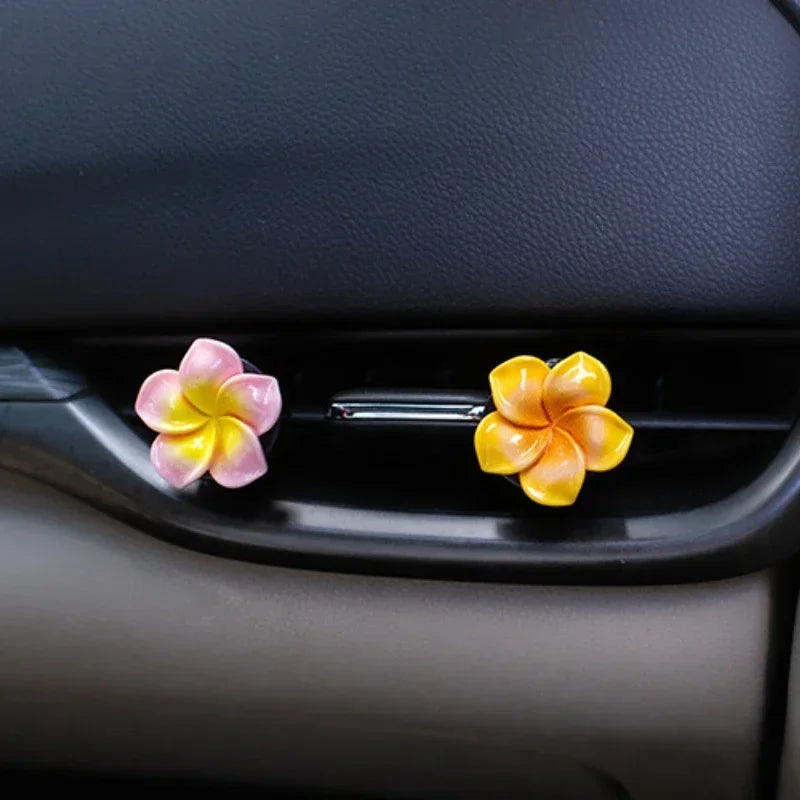 Car Air Conditioning Outlet Perfume Decoration Clip Flower Shape Ornament Car Decoration Accessories   accesorios para auto