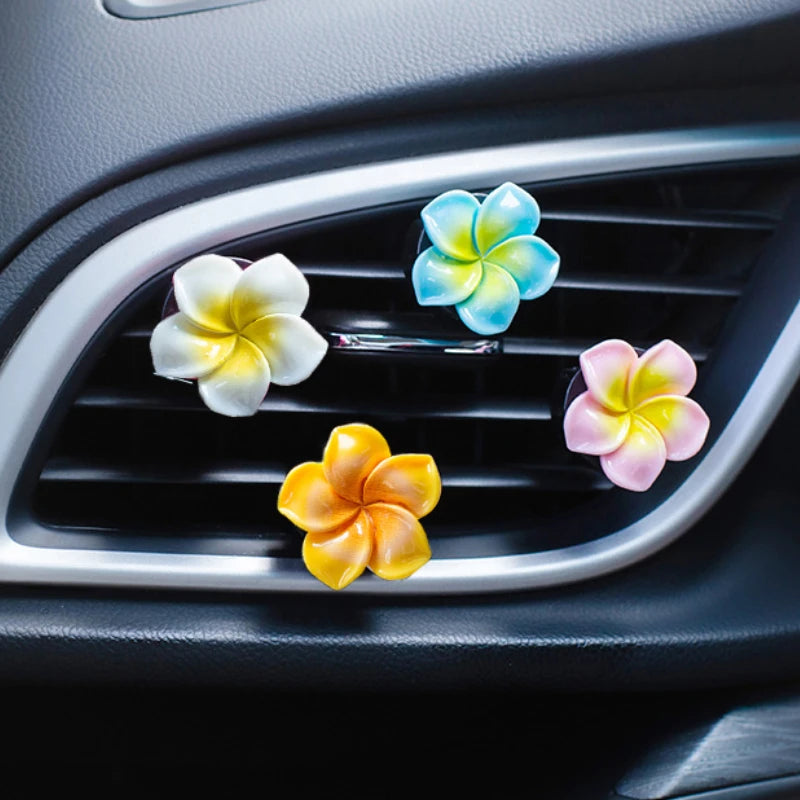 Car Air Conditioning Outlet Perfume Decoration Clip Flower Shape Ornament Car Decoration Accessories   accesorios para auto