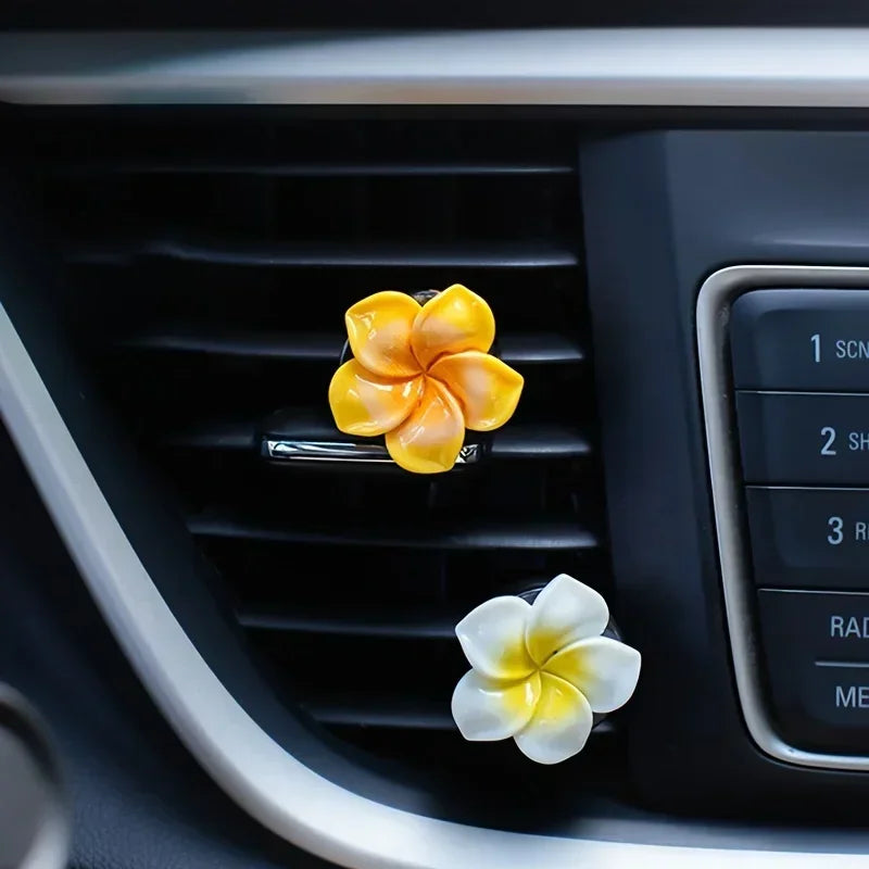 Car Air Conditioning Outlet Perfume Decoration Clip Flower Shape Ornament Car Decoration Accessories   accesorios para auto