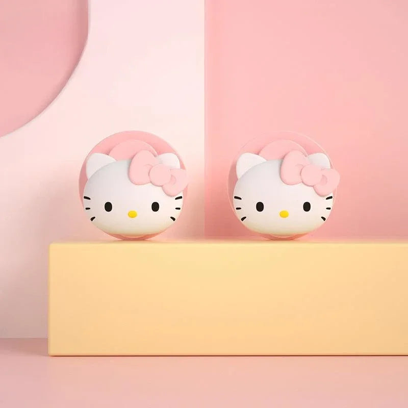 Sanrio Car Hooks Hello Kitty Cartoon Bicycle Holder Cute Car Interior Accessories Multifunction Masks Keys Organizer Hangers