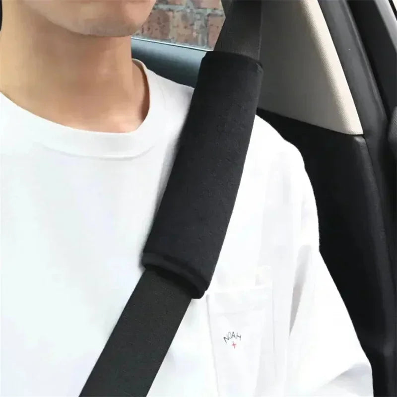 1/2Pcs Universal Comfortable Seat Belt Cover Adjustable Plush Car Safety Belt Cute Pink Car Accessories Car Accessories Interior