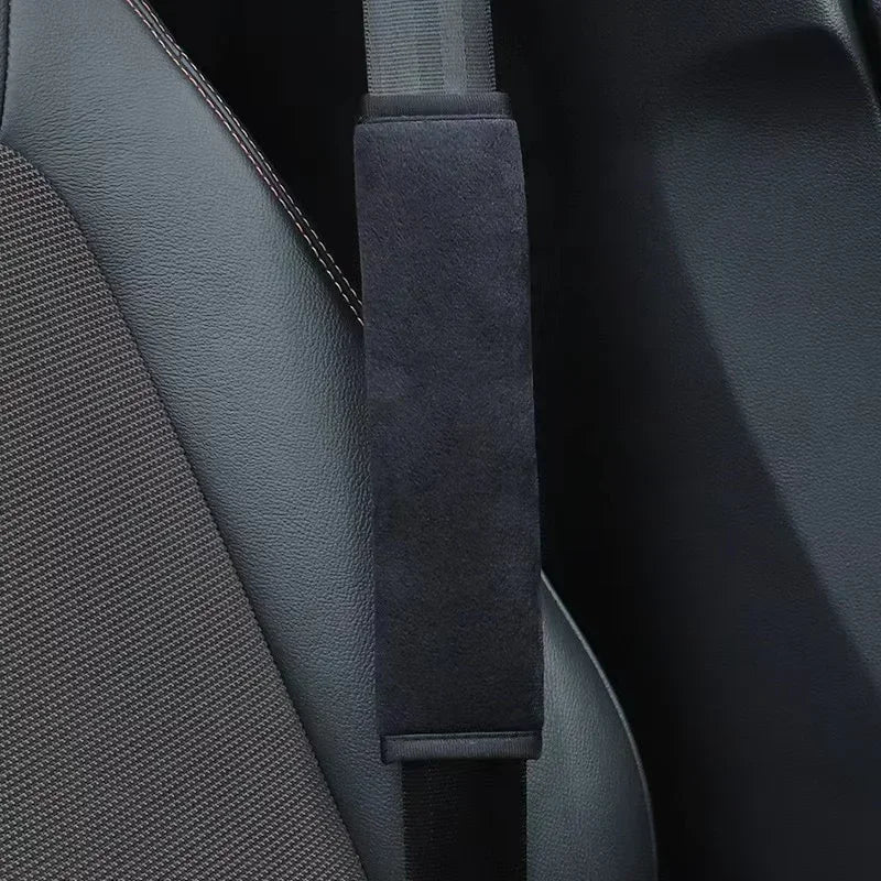 1/2Pcs Universal Comfortable Seat Belt Cover Adjustable Plush Car Safety Belt Cute Pink Car Accessories Car Accessories Interior