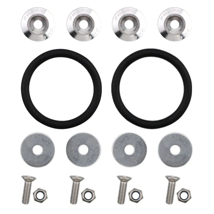 Car Accessories Quick Release Enclosing Screw Auto Front Rear Bumper Reinforcement Washers Cars Refit Color Double-deck Gasket