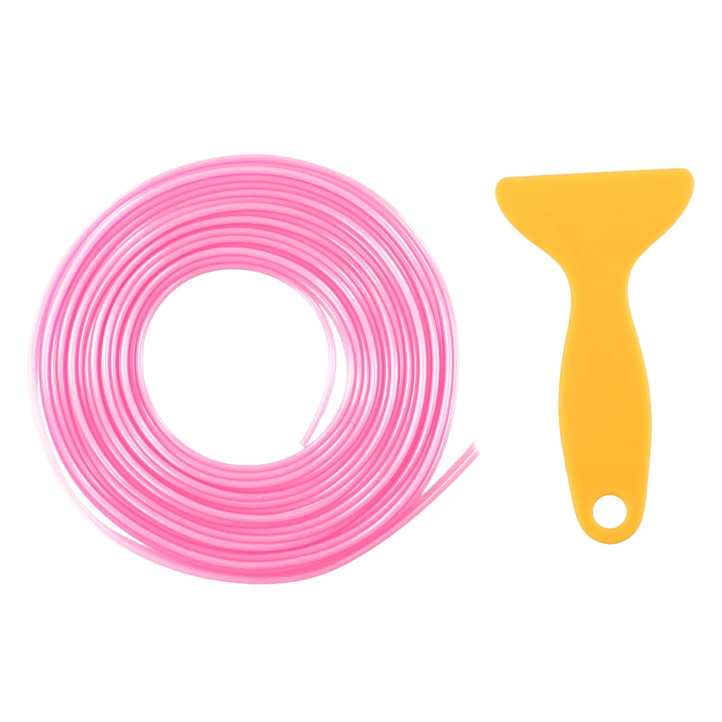 5M Cars Interior Accessories Pink Point Edge Gap Door Panel Moldings Line Trims Universal Auto Interior Accessories