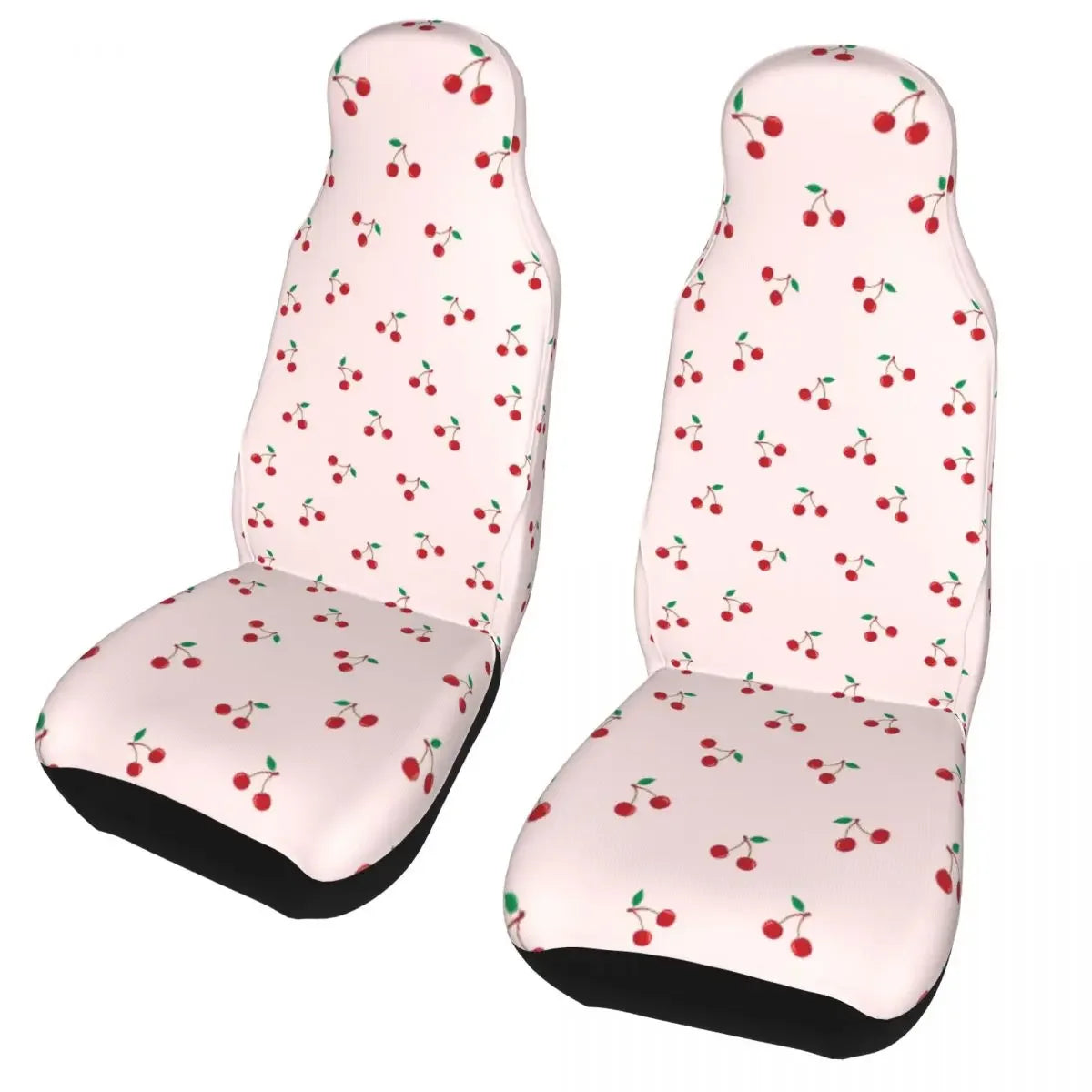 Pink Cherry Fruit Cute Fashion Universal Car Seat Cover Protector Interior Accessories Travel Car Seat Mat Polyester Fishing
