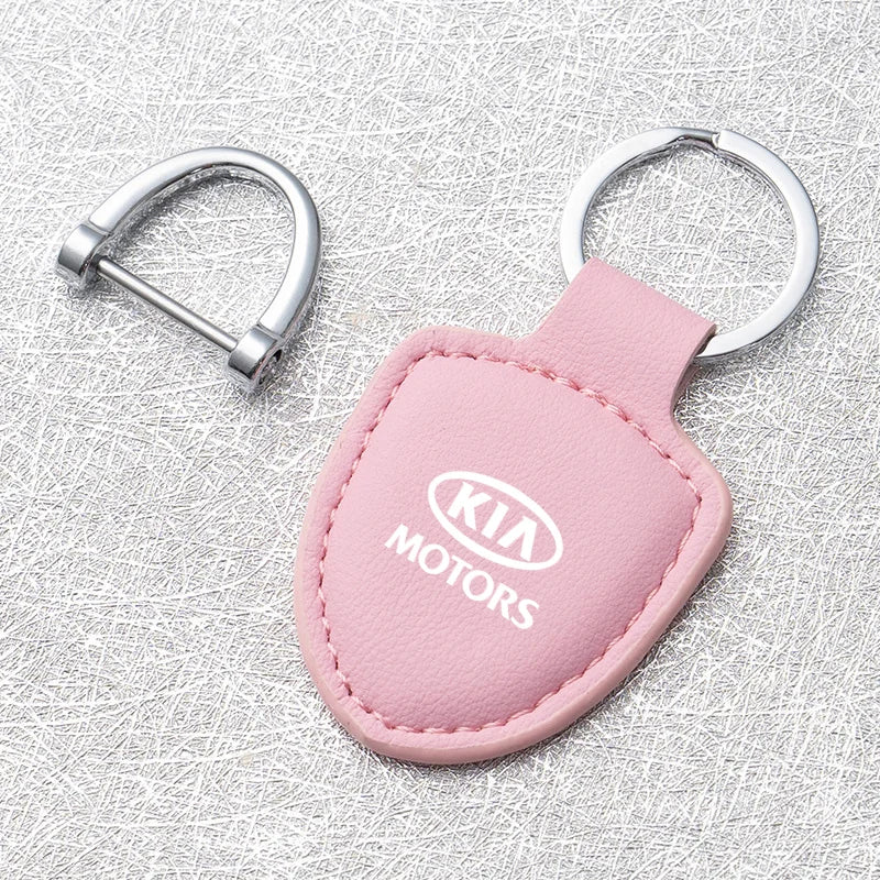 1Piece Car Keychain Emblem Key Decoration Colorful For Kia Ceed Sportage Cerato Soul Sorento Picanto Optima Seltos Accessories