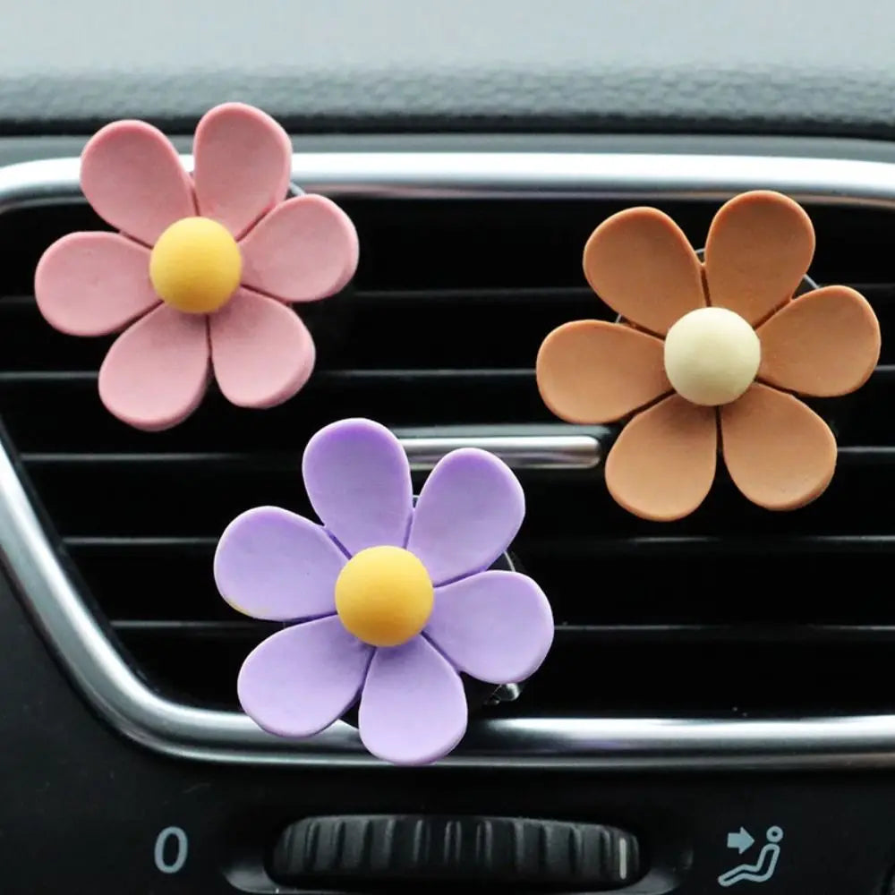 3Pcs/Set Alloy Car Perfume Decorative Clip Car Interior Decoration Auto Accessories Car Air Conditioning Outlet Clip
