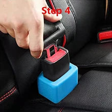 Buckle Up Car Seat Belt Guard Pink Seat Belt Holder Durable Silicone Material Car Accessories Suitable for Kids Toddler Boy Girl