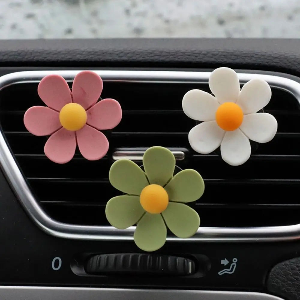 3Pcs/Set Alloy Car Perfume Decorative Clip Car Interior Decoration Auto Accessories Car Air Conditioning Outlet Clip
