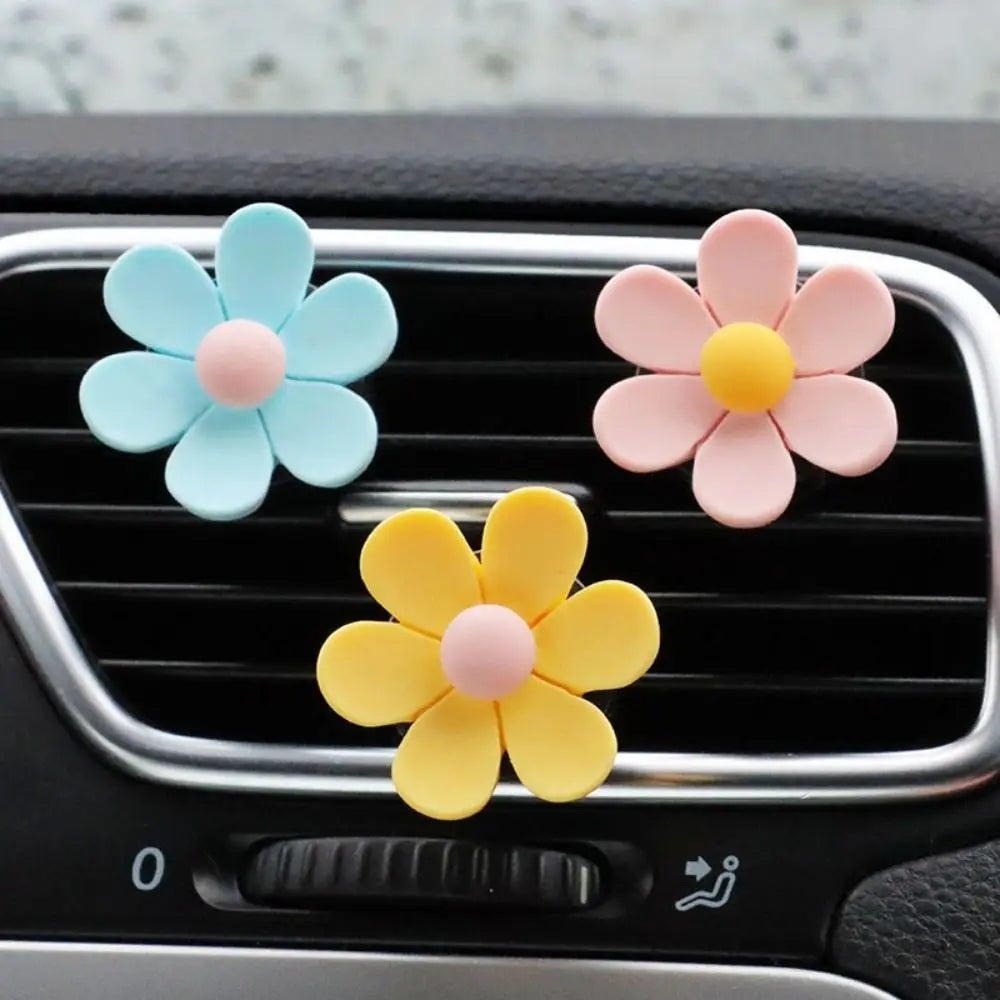 3Pcs/Set Alloy Car Perfume Decorative Clip Car Interior Decoration Auto Accessories Car Air Conditioning Outlet Clip