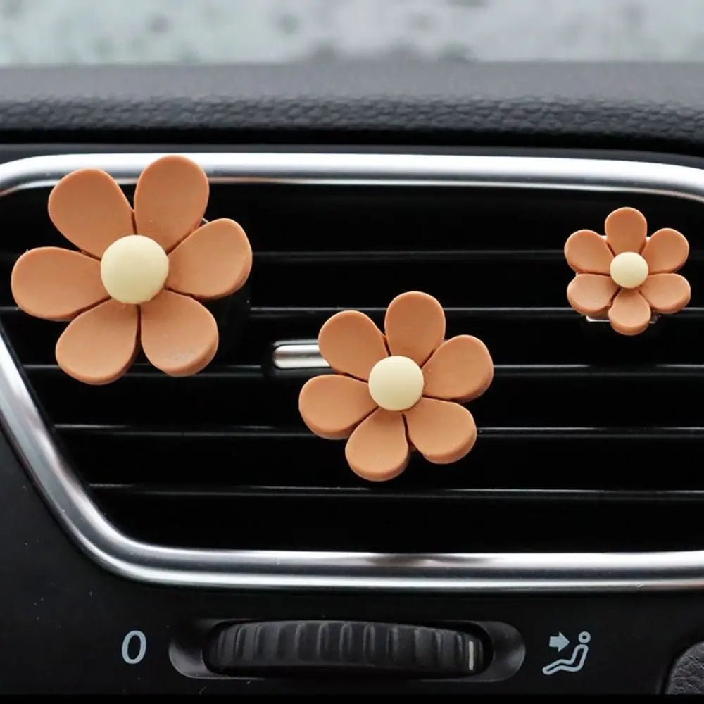 3Pcs/Set Alloy Car Perfume Decorative Clip Car Interior Decoration Auto Accessories Car Air Conditioning Outlet Clip