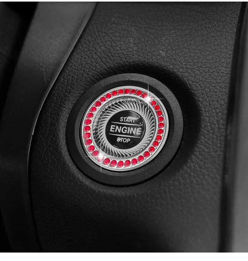 Car PhoneHolder20Pcs/Set Rhinestone Holder UniversalAuto InteriorHooksSticker Pad SetPink Bling Car Accessoriesfor Women