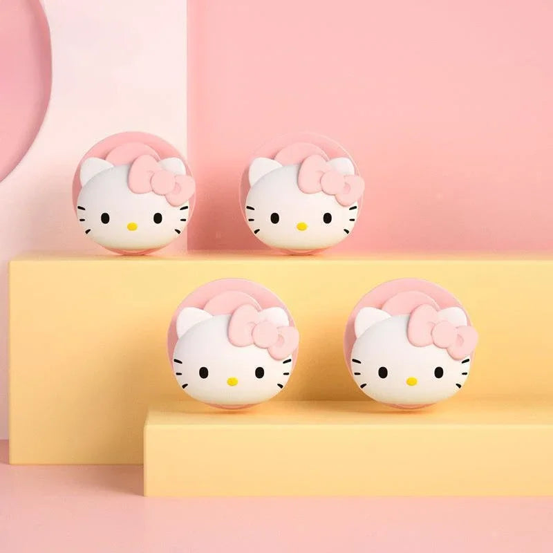Sanrio Car Hooks Hello Kitty Cartoon Bicycle Holder Cute Car Interior Accessories Multifunction Masks Keys Organizer Hangers