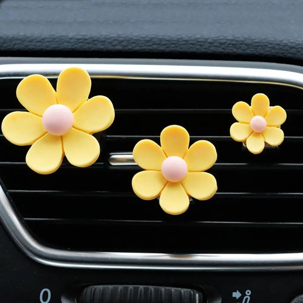 3Pcs/Set Alloy Car Perfume Decorative Clip Car Interior Decoration Auto Accessories Car Air Conditioning Outlet Clip