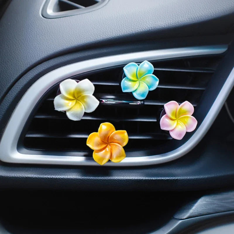 Car Air Conditioning Outlet Perfume Decoration Clip Flower Shape Ornament Car Decoration Accessories   accesorios para auto